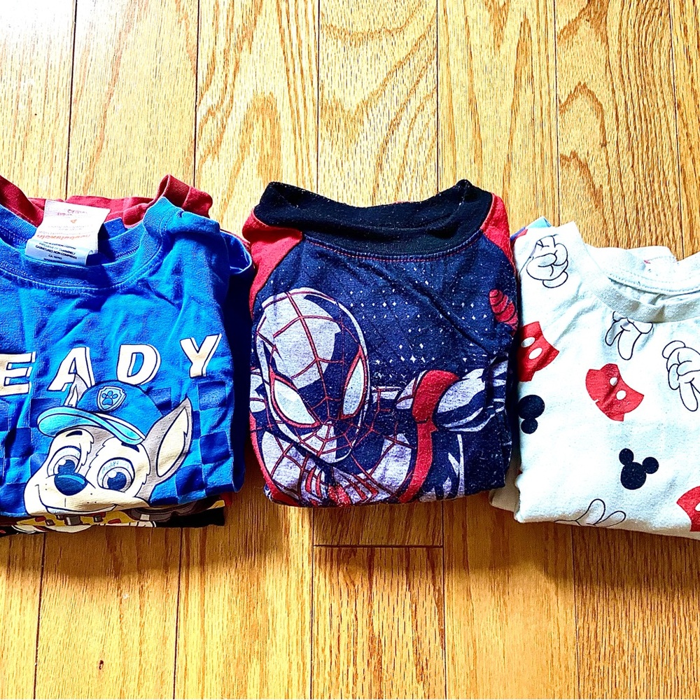 Kids Character T-Shirts Set